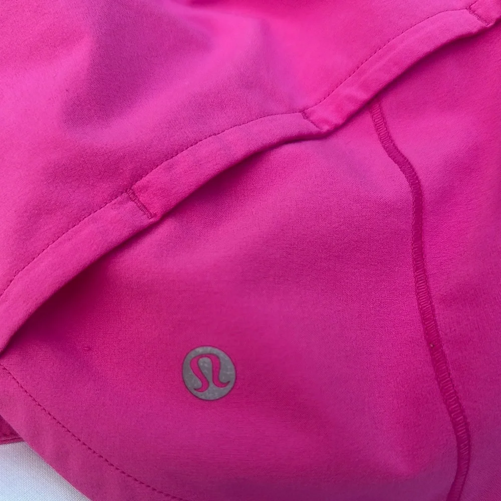 Lululemon Speedup 2.5” Inseam High Rise Color Sonic Pink Size 2 - Picture 7 of 8
